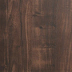 Meuble TV foyer électrique de 152 cm, gris pierre / marron / noir + noyer foncé, pour une pièce, compatible avec les téléviseurs jusqu'à 65 pouces