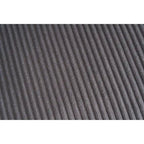 Canapé sectionnel d'angle 4 places en velours côtelé gris / gris clair / blanc avec méridienne