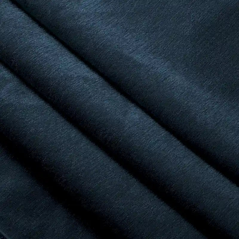 Canapé modulaire 3 places en velours côtelé bleu / crème / vert / noir avec 3 poufs et fonction couchage, pour 3 à 4 personnes