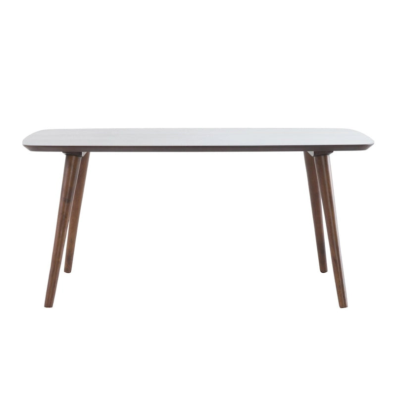 Table basse rectangulaire noyer/naturel du milieu du siècle pour 1 à 4 personnes