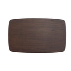 Table basse rectangulaire noyer/naturel du milieu du siècle pour 1 à 4 personnes