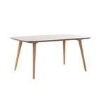 Table basse rectangulaire noyer/naturel du milieu du siècle pour 1 à 4 personnes