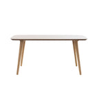 Table basse rectangulaire noyer/naturel du milieu du siècle pour 1 à 4 personnes