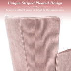 Fauteuil d'appoint à oreilles en velours, lot de 2 – Plusieurs coloris