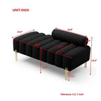 Banc 1 place rembourré en Sherpa marron/beige/noir/rose avec dossier réglable