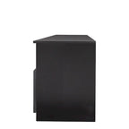 Meuble TV 80" – Noir / Blanc / Noyer / Fauve, Style minimaliste, Montage par 1 personne