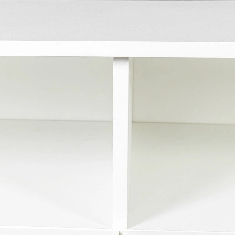 Meuble TV 80" – Noir / Blanc / Noyer / Fauve, Style minimaliste, Montage par 1 personne
