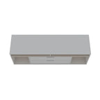 Meuble TV console Manhattan Comfort Rockefeller 62,99 po à pieds en métal