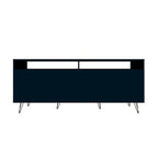 Meuble TV console Manhattan Comfort Rockefeller 62,99 po à pieds en métal