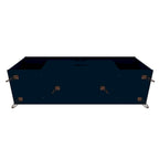 Meuble TV console Manhattan Comfort Rockefeller 62,99 po à pieds en métal