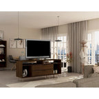 Meuble TV console Manhattan Comfort Rockefeller 62,99 po à pieds en métal