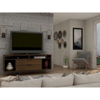 Meuble TV console Manhattan Comfort Rockefeller 62,99 po à pieds en métal