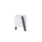 Meuble TV Mid-Century Modern à 4 étagères, Gris naturel/vieilli, 2 tailles