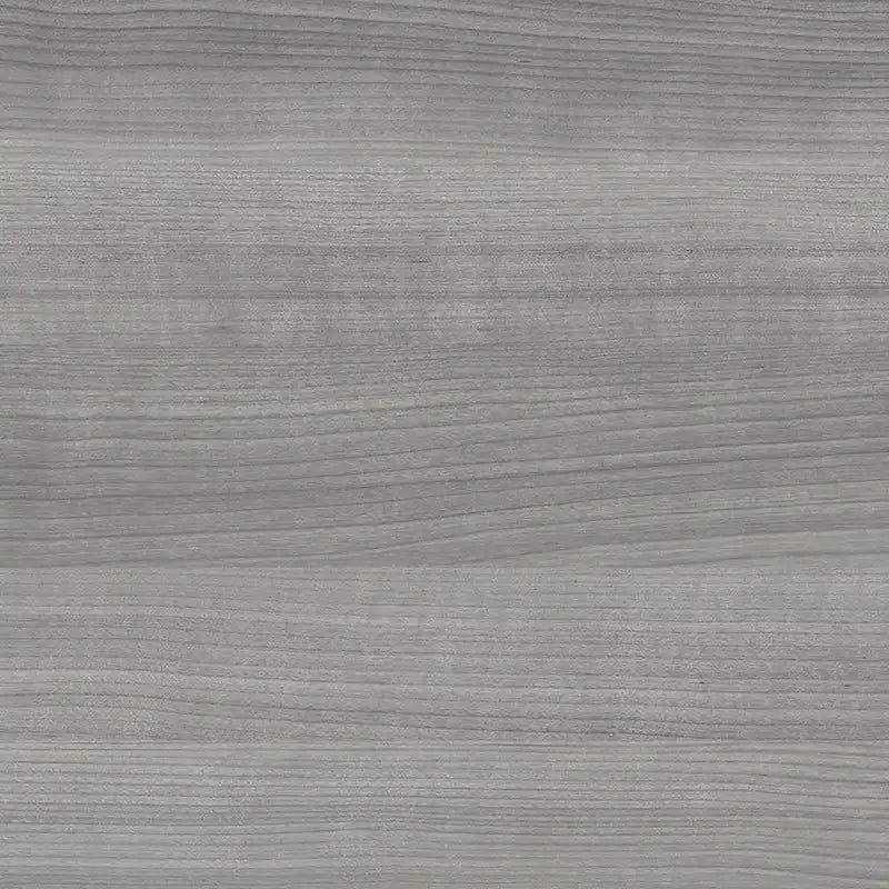 Ensemble de bureau 3 pièces pour 1 personne en Noyer moderne / Blanc / Noyer noir / Gris platine / Gris orage