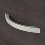 Ensemble de bureau 3 pièces pour 1 personne en Noyer moderne / Blanc / Noyer noir / Gris platine / Gris orage