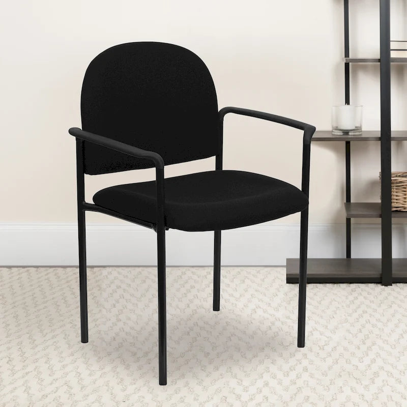 Chaise de salle à manger empilable en tissu noir / bordeaux / gris / marine, 1 place, empilable jusqu'à 5 unités