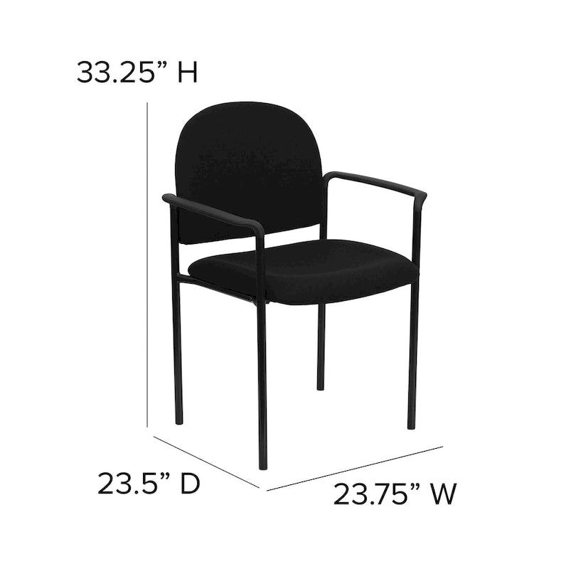 Chaise de salle à manger empilable en tissu noir / bordeaux / gris / marine, 1 place, empilable jusqu'à 5 unités