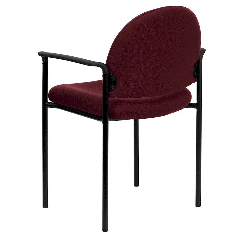 Chaise de salle à manger empilable en tissu noir / bordeaux / gris / marine, 1 place, empilable jusqu'à 5 unités