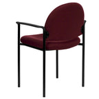 Chaise de salle à manger empilable en tissu noir / bordeaux / gris / marine, 1 place, empilable jusqu'à 5 unités