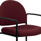Chaise de salle à manger empilable en tissu noir / bordeaux / gris / marine, 1 place, empilable jusqu'à 5 unités
