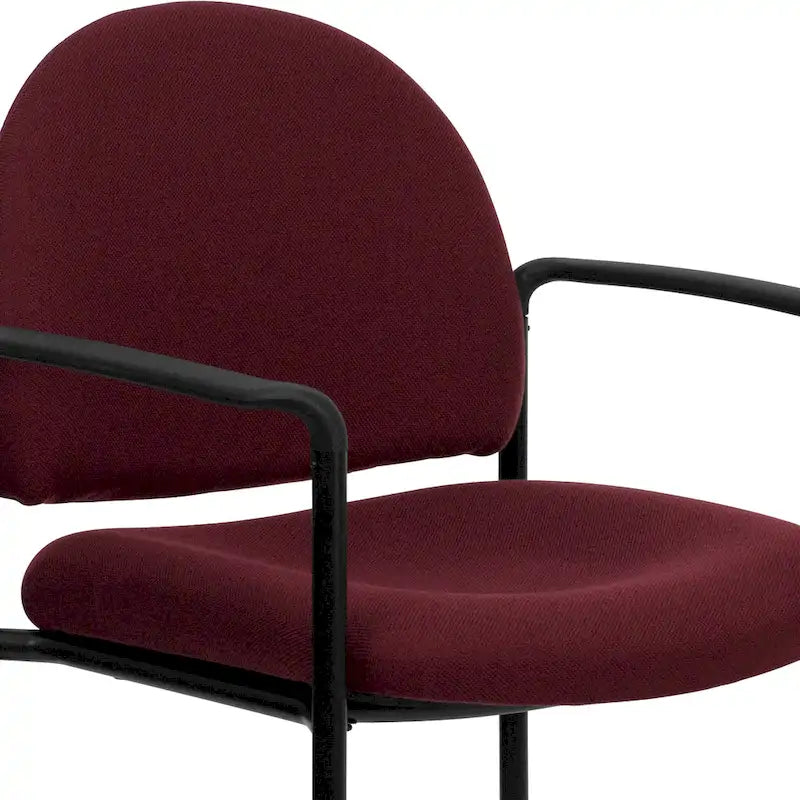 Chaise de salle à manger empilable en tissu noir / bordeaux / gris / marine, 1 place, empilable jusqu'à 5 unités