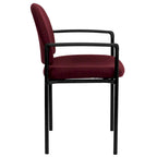 Chaise de salle à manger empilable en tissu noir / bordeaux / gris / marine, 1 place, empilable jusqu'à 5 unités