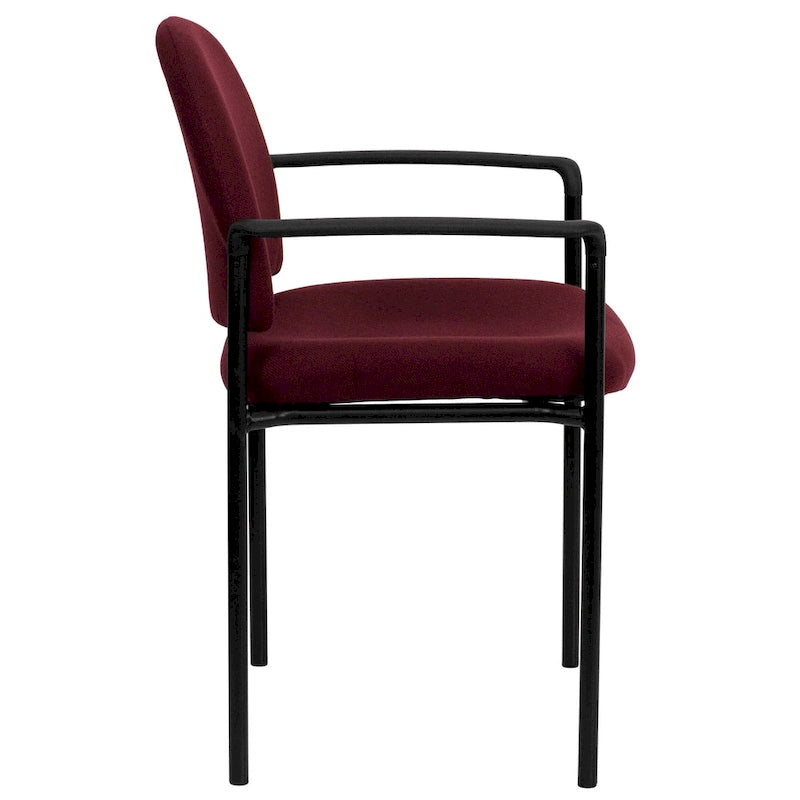Chaise de salle à manger empilable en tissu noir / bordeaux / gris / marine, 1 place, empilable jusqu'à 5 unités
