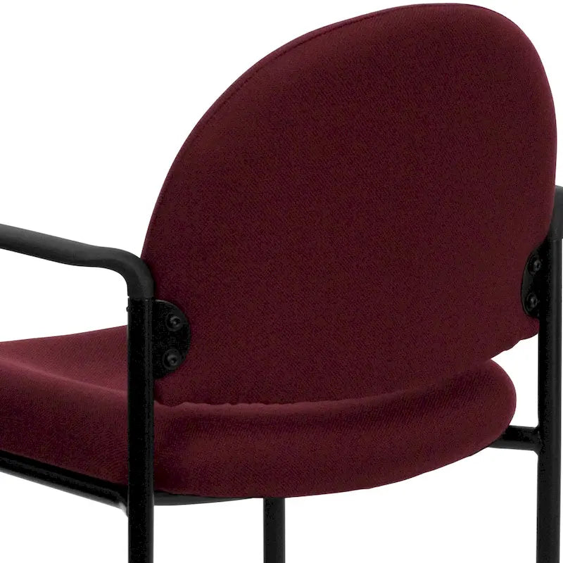 Chaise de salle à manger empilable en tissu noir / bordeaux / gris / marine, 1 place, empilable jusqu'à 5 unités