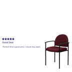 Chaise de salle à manger empilable en tissu noir / bordeaux / gris / marine, 1 place, empilable jusqu'à 5 unités