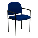 Chaise de salle à manger empilable en tissu noir / bordeaux / gris / marine, 1 place, empilable jusqu'à 5 unités