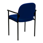 Chaise de salle à manger empilable en tissu noir / bordeaux / gris / marine, 1 place, empilable jusqu'à 5 unités