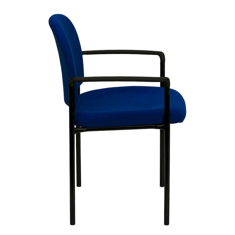 Chaise de salle à manger empilable en tissu noir / bordeaux / gris / marine, 1 place, empilable jusqu'à 5 unités