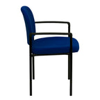Chaise de salle à manger empilable en tissu noir / bordeaux / gris / marine, 1 place, empilable jusqu'à 5 unités