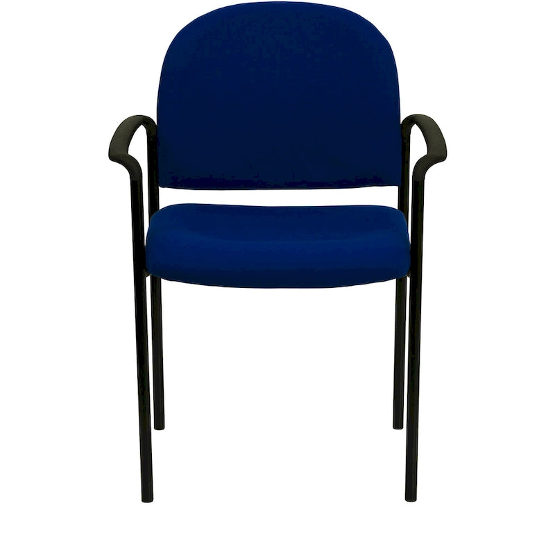 Chaise de salle à manger empilable en tissu noir / bordeaux / gris / marine, 1 place, empilable jusqu'à 5 unités