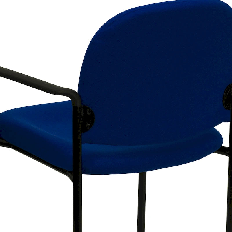 Chaise de salle à manger empilable en tissu noir / bordeaux / gris / marine, 1 place, empilable jusqu'à 5 unités