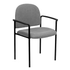 Chaise de salle à manger empilable en tissu noir / bordeaux / gris / marine, 1 place, empilable jusqu'à 5 unités