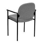 Chaise de salle à manger empilable en tissu noir / bordeaux / gris / marine, 1 place, empilable jusqu'à 5 unités