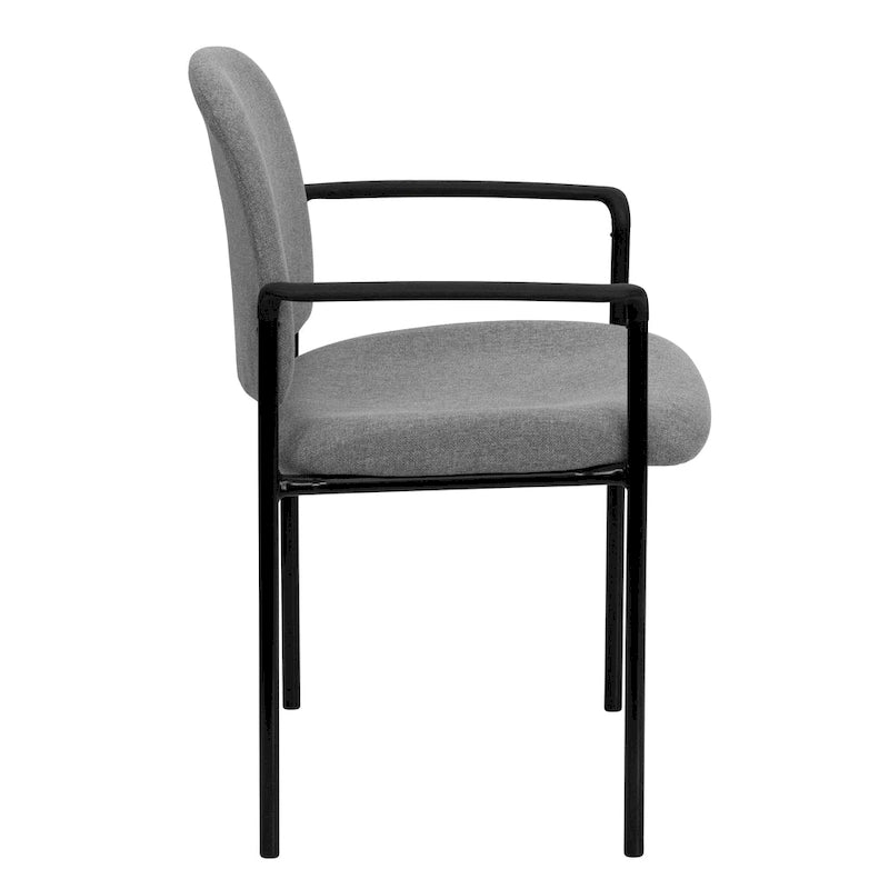 Chaise de salle à manger empilable en tissu noir / bordeaux / gris / marine, 1 place, empilable jusqu'à 5 unités
