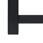 Banc TV en acacia massif, couleur marron/sable flotté/noir alto, simple