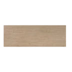 Banc TV en acacia massif, couleur marron/sable flotté/noir alto, simple