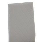 Chaise de salle à manger en similicuir noir/gris clair, lot de 6