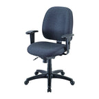 Fauteuil de bureau pivotant multifonctionnel anthracite / bleu marine / noir (utilisateur unique)