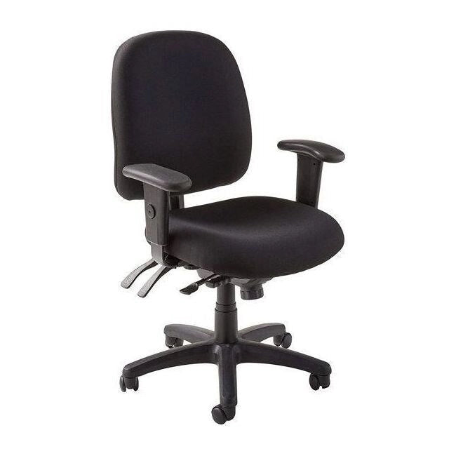 Fauteuil de bureau pivotant multifonctionnel anthracite / bleu marine / noir (utilisateur unique)