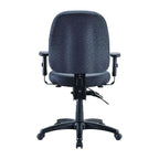 Fauteuil de bureau pivotant multifonctionnel anthracite / bleu marine / noir (utilisateur unique)