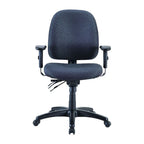 Fauteuil de bureau pivotant multifonctionnel anthracite / bleu marine / noir (utilisateur unique)