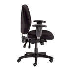 Fauteuil de bureau pivotant multifonctionnel anthracite / bleu marine / noir (utilisateur unique)