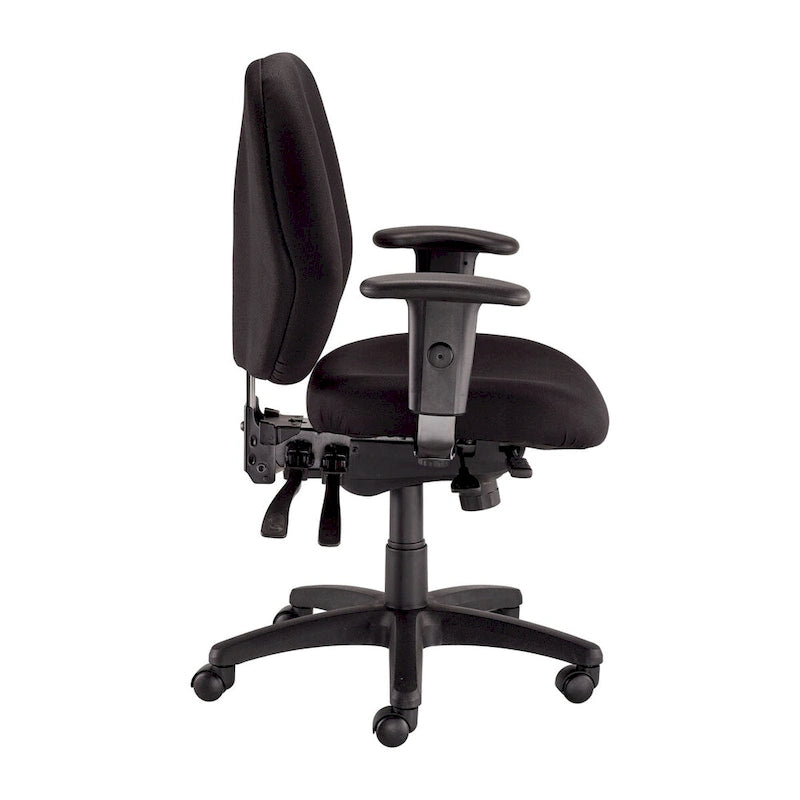 Fauteuil de bureau pivotant multifonctionnel anthracite / bleu marine / noir (utilisateur unique)